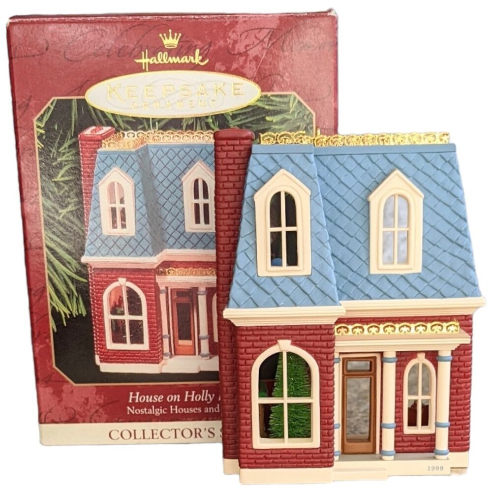 Hallmark Keepsake 1999 House on Holly Lane Christmas Ornament